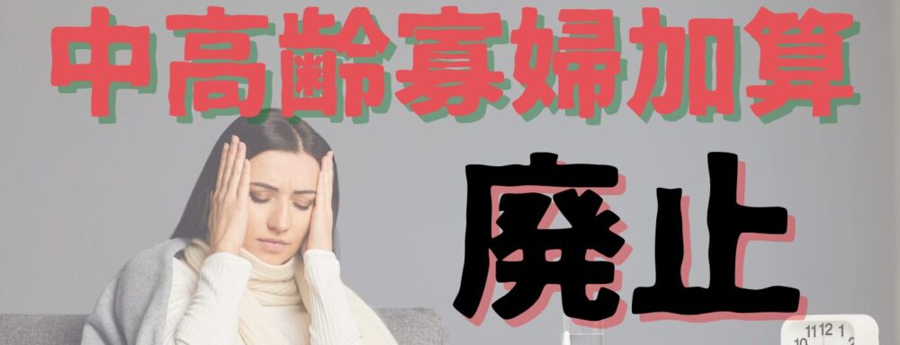 中高齢寡婦加算　廃止